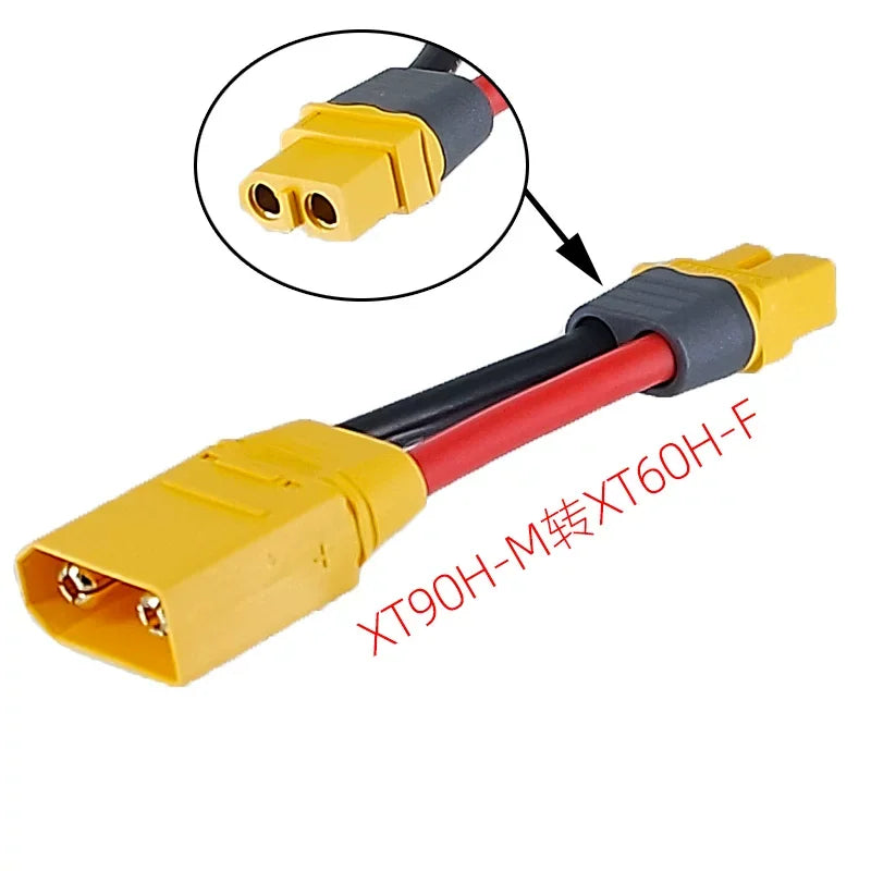 XT90 Male to XT90 Female Llithium Battery Balanced Charging Extension Cable Model Airplane XT90 to XT60 Battery Conversion Line