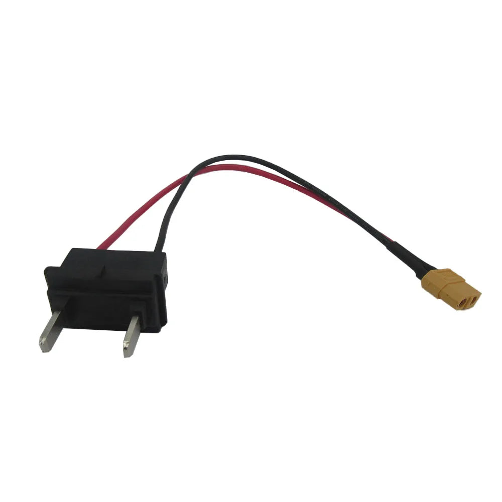 1pcs Silver Fish Battery Discharge Connector 2PIN To XT60 Female / XT90 Female 30CM Length Can Be Customized
