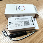SP108E Wifi SPI Pixel LED Controller DC5-24V for WS2812B WS2811 WS2815 Addressable Pixel LED Strip Lights Max 2048 Pixels
