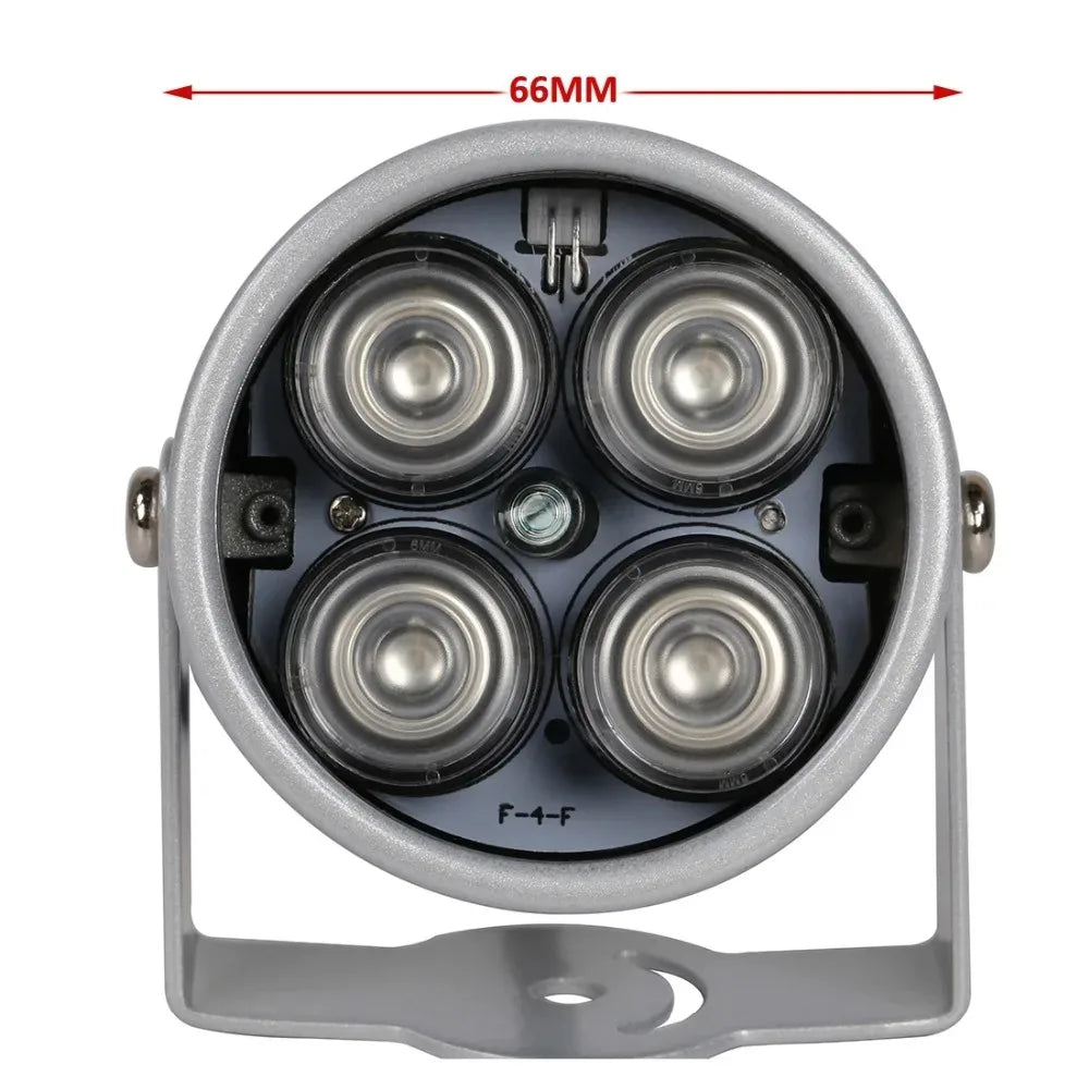 Gadinan 4 array LEDs Infrared Waterproof Night Vision IR illuminator Light 850nm CCTV Fill Light DC 12V For CCTV Security Camera