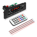 Kebidu 10W Digital Amplifier MP3 Decoder Board DC 5V Bluetooth 5.0 FM Support Microphone Car MP3 Player with Remote Controller