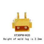 Amass XT30PW Female Or Male PCB Board Plug Banana XT30 Connector XT30PW-M or XT30PW-F or XT30U-F