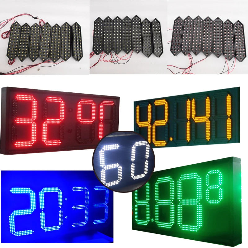 15" LED digita numbers module,7 segment of the modules,High brightness led display outdoor waterproof