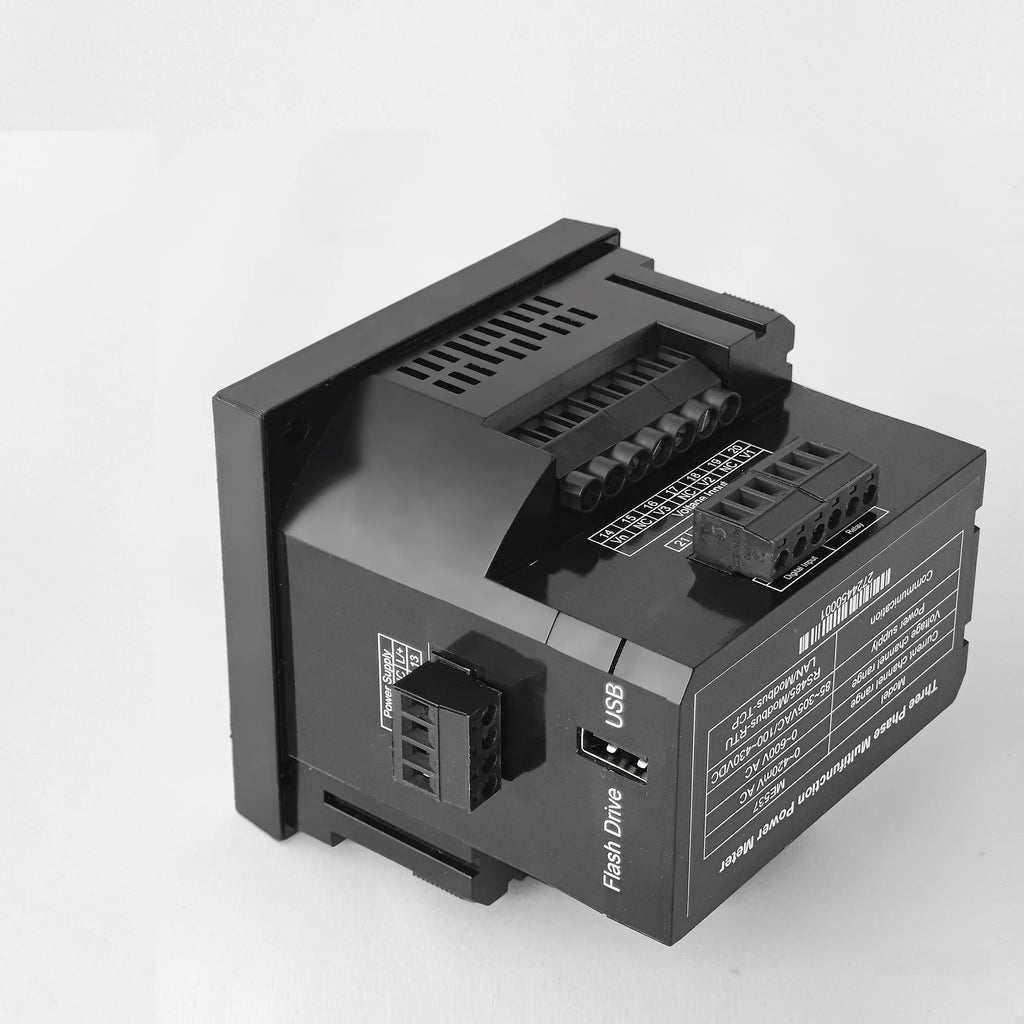 Ethernet Modbus TCP Three Phase Power Quality Analyzer ME537 32GB Data Logger Rogowski Coil Electric Energy AnalyzerAR