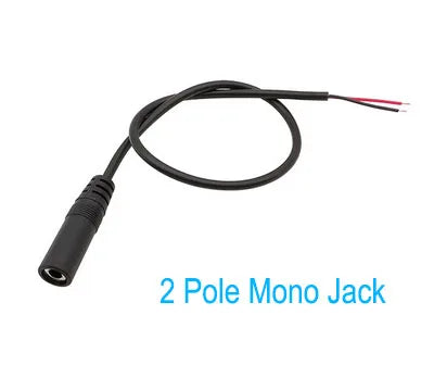 3.5mm 2.5mm Male Plug/Female Jack to Bare Wire Open End TS Mono/3 Pole/4 Pole TRRS Stereo Plug Jack Connector Audio Cable