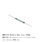 100pcs Reed Switch Magnetic Switch Normally Open Normally Closed NO NC Magnetic Conversion Sensor Induction Switch 4*28MM 1.8*10