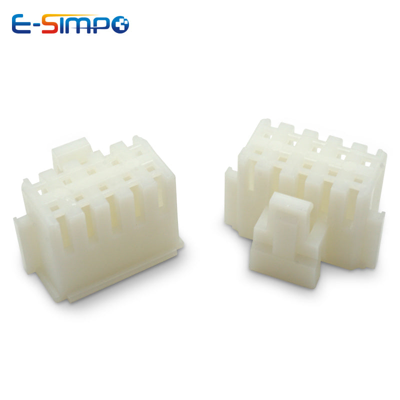 50Pcs Micro Mini PHB 2.0mm Double Row Buckle Plastic Shell 2x2P 2x3P 2x4P 2x5P 2x6P 2x7P 2x8P 2x10P Female Housing Connector