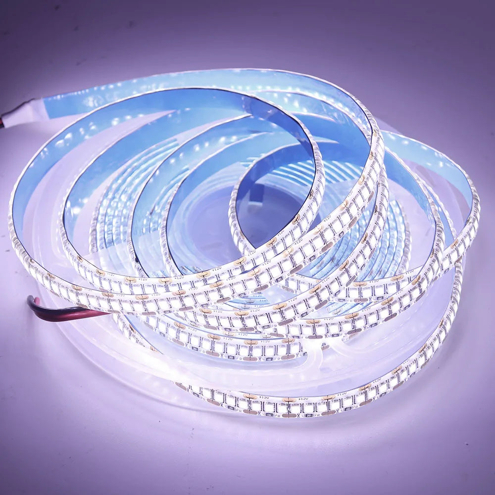 12V 5m SMD 2835 2025 LED Strip Light DC 480 240 120 LEDs Tape Flexible LED Lights Indoor Lingting for Home Waterproof IP65 IP67