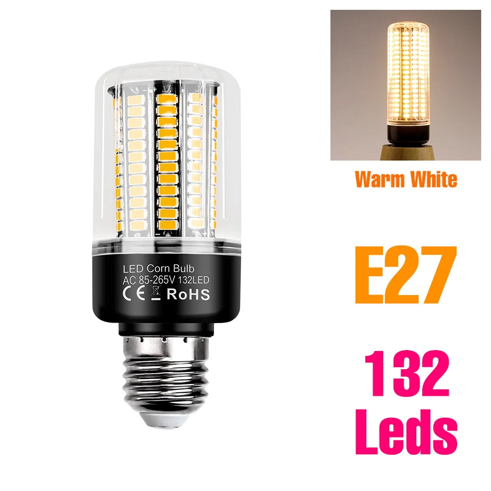 30W LED Indoor Corn Bulb E27/E26 Ceiling Lamp Bulbs E14 Spotlight B22 Living Room Bedroom Kitchen Washroom 220V Home Lighting