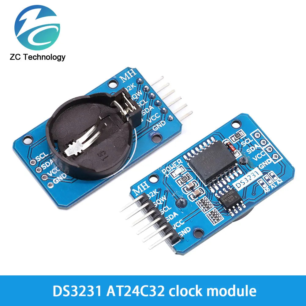 DS3231 AT24C32 IIC Module DS1302 Precision Clock Module DS1307 Memory module mini module Real Time 3.3V/5V For Raspberry Pi