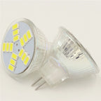 MR11 GU4 Mini LED Spotlight Bulbs AC DC12V 5730SMD 7W 15LEDs Super Bright Cool Warm White Lamp Replace 40W Halogen Light