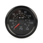 VDO Barometer 2-1/16" (52mm) Constructions Machinery Measuring Instrument 0-10BAR/0-150PSI Oil Pressure Gauge