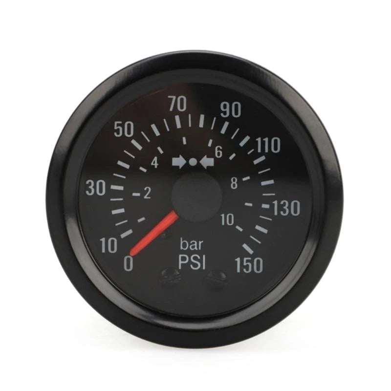 VDO Barometer 2-1/16" (52mm) Constructions Machinery Measuring Instrument 0-10BAR/0-150PSI Oil Pressure Gauge