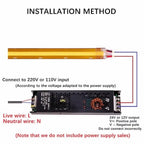 DC 12V/24V 8MM COB LED Strip Free Cut Cuttable 400LEDs/M 528LEDs/M High Density Flexible Tape Home Decoration Lighting 0.5M-10M