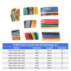 Heat Shrink Wrapping Tube Kit 2:1 Insulation Sleeves for Electrical Cables Wire Connector and DIY Projects