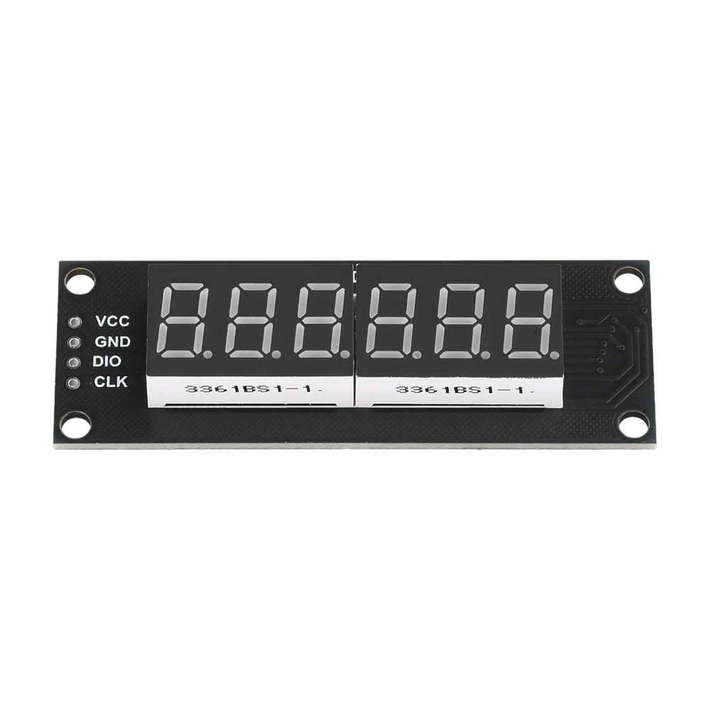 0.36 Inch 4 Bits 6-Digit LED Digital Display Tube Module 5V 7 Segments TM1637 0.36" Anode Tube Decimal Display Module