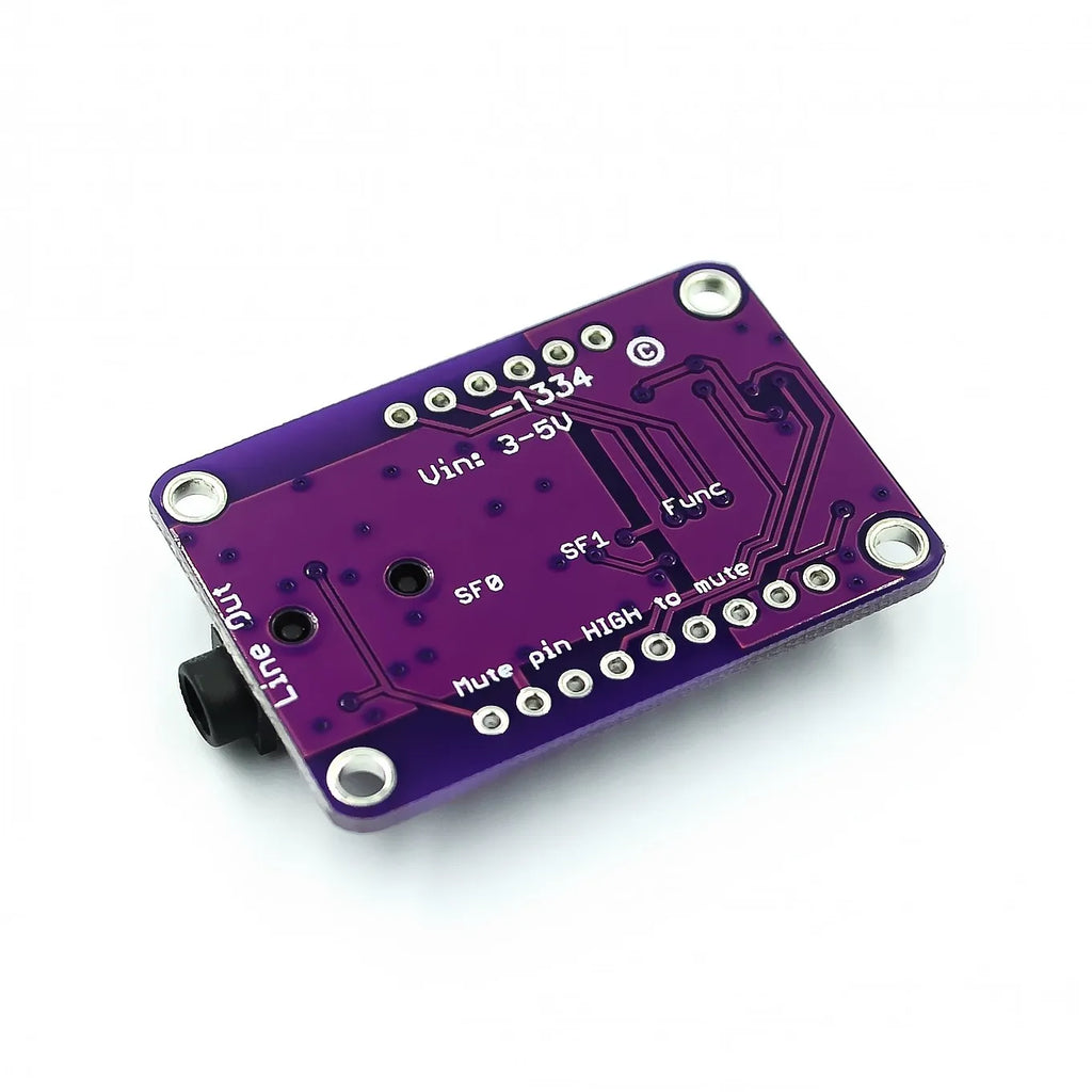 1PCS CJMCU-1334 DAC Module CJMCU-1334 UDA1334A I2S DAC Audio Stereo Decoder Module Board For Arduino 3.3V - 5V