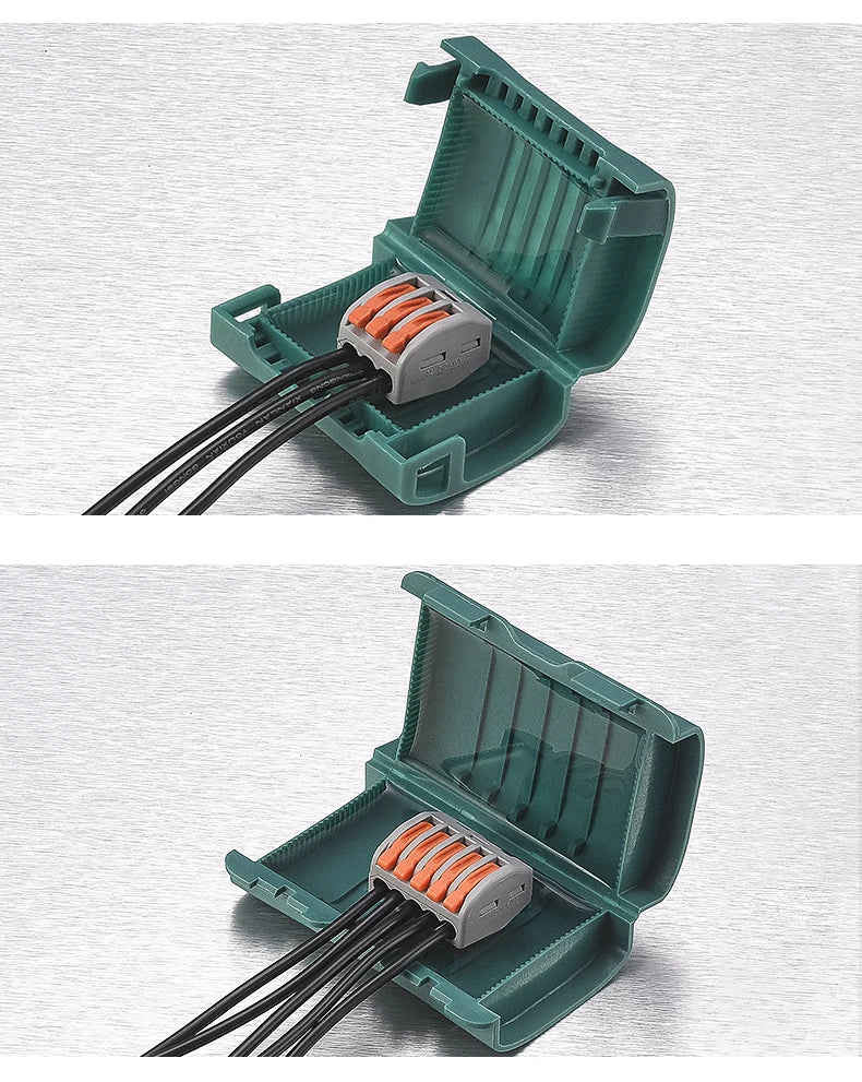 JINH IP68 Mini Gel Wire Connector Junction Box Waterproof 2 3 5 Ports Outdoor Easy Universal Wiring Rainproof Terminal Blocks