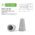 50PCS Colorful Electrical Insulated Crimp Twist Terminal Quick Wire Connector Nut Spring End Cap Connection
