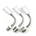 B22 to E27 360d adjustable Flame Retardant PBT 10CM Extension LED Lamp base Bulb Socket extender adapter Light Holder Converter