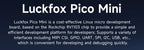 Pico Mini RV1103 Linux Micro Development Board  Integrates ARM Cortex-A7/RISC-V MCU/NPU/ISP Processors
