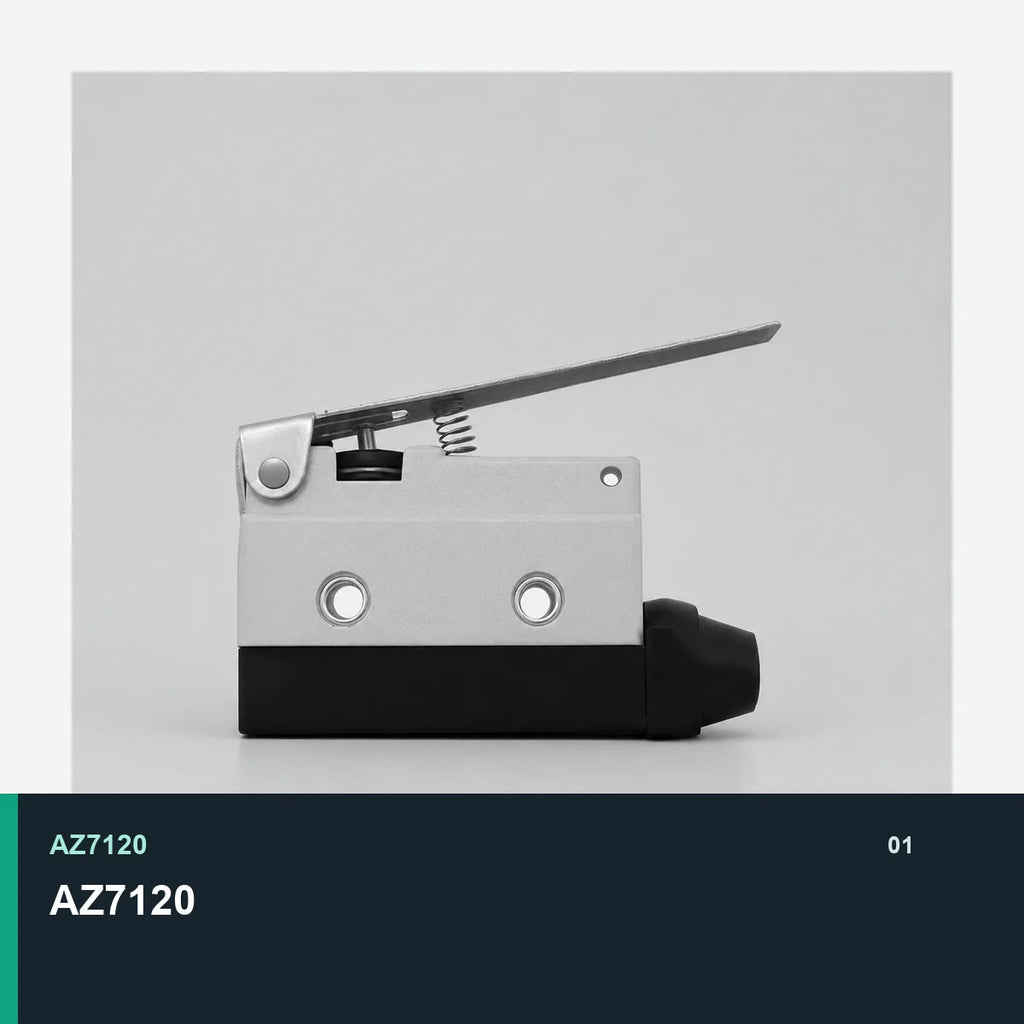 TEZUO AZ7120 Long Lever Limit Switch IP44 10A 250VAC for Industrial Automation
