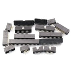 10pcs DC3 2.54mm DIP RA Right Angle SMT Double Row 6P 10P 20P 26P 34P 40P ISP Male Pin IDC JTAG Socket Box Header