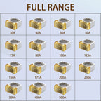 58V MRBF Marine Rated Battery Fuse Block 30A 50A 70A 80A 100A 200A 300A 400A 500A High Current Terminal Fuse for RV Boat