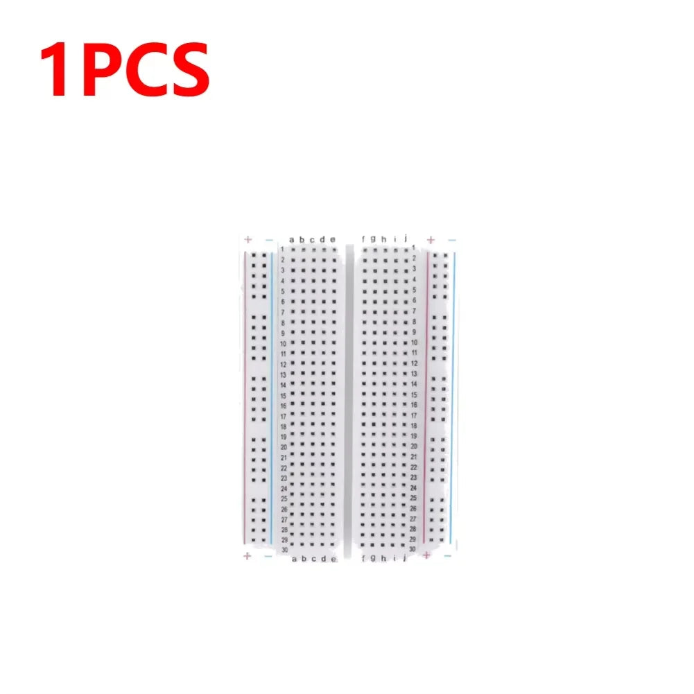 1-20pcs 400 Tie Points Solderless PCB Breadboard Spliceable Mini Universal Test Protoboard for Experiment Test Robot