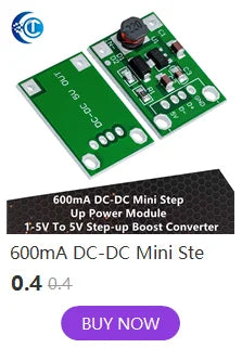 XL6009 Boost module 1.2-35V 20W Adjustable Power Supply Module for Arduino DIY