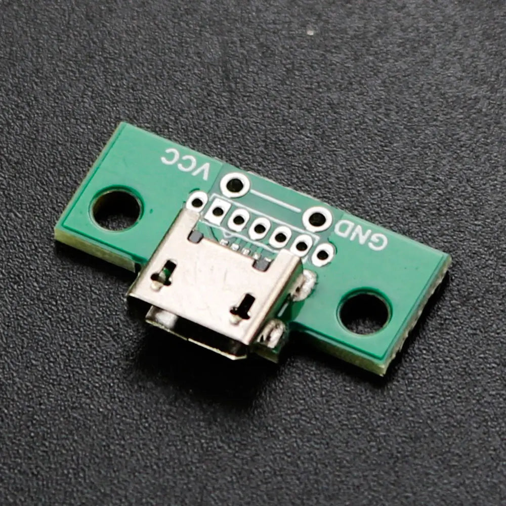 1PCS MICRO USB To DIP Adapter 5pin Female Connector B Type PCB Converter Breadboard USB-01 Switch Board SMT Mother Seat
