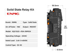 ENMG Ultra-Slim Intermediate Relay APAN3124, DC-to-DC 24VDC  1NO (Normally Open) Kit Solid State Electromagnetic Relay