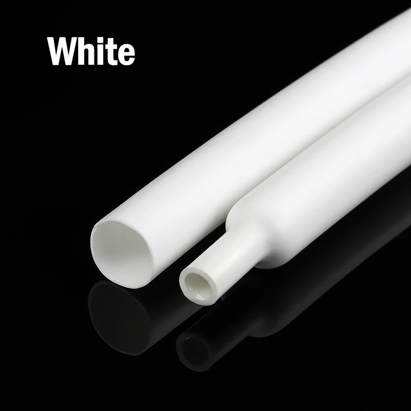 1/2/5M 4:1 Shrinking Ratio With Glue Heat Shrink Tube 4 ~ 52mm Polyolefin Adhesive Wire Cable Sleeving Dual Wall Thicken Tubing