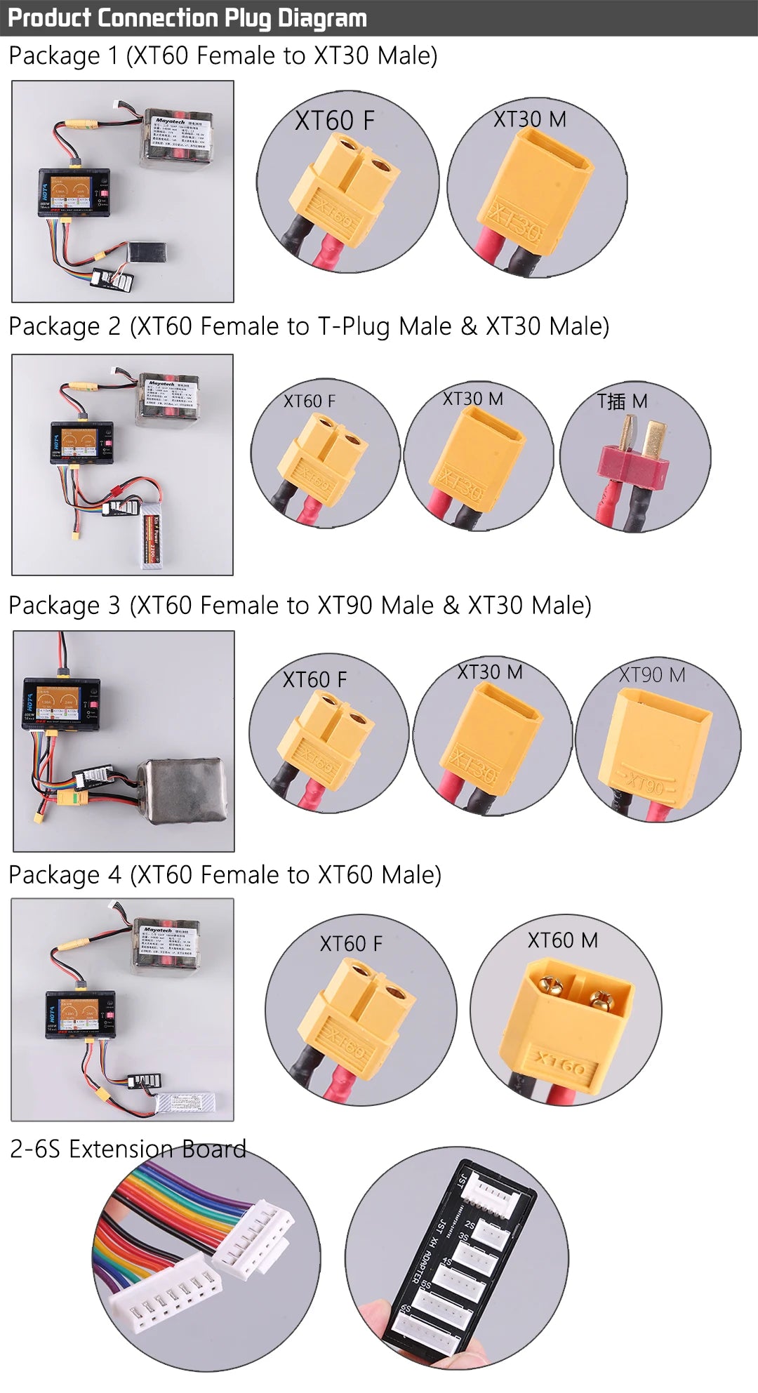 HOTA D6S RC Lipo Battery Charger Magnetic Suction Dual Channel Smart Balance 600W High Power 1-6S Smart Balance Charger