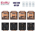 1pcs Waterproof Automotive Relay 12V 100A 5Pin SPDT Car Control Device Car Relays DC 24V High Capacity Switching