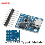 10pcs/1pc ATTINY85 Micro Type-C Development Board 8-bit AVR Microcontroller Module Digispark Kicksta Expansion Board for Arduino