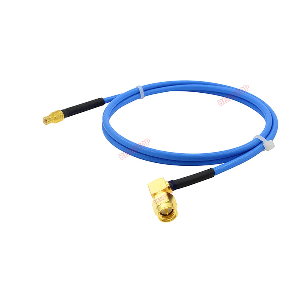 1PCS SMA to MCX RG405 Cable SMA/ RP-SMA Male Female to MCX Male Straight/Right Angle Plug 086 Pigtail 50Ω High Frequency Jumper