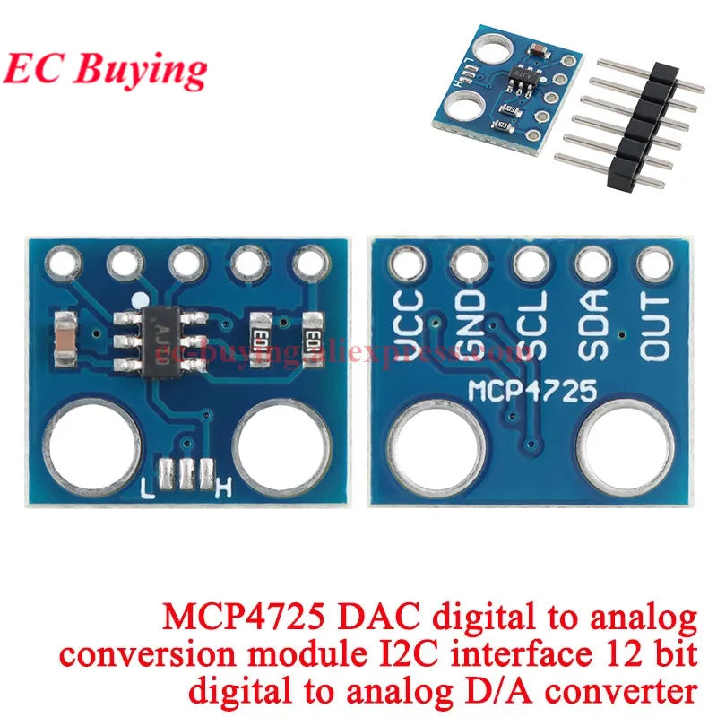 ADS1115 ADS1015 MCP4725 AD5593 ADS1110 ADS1118 ADS1120 ADS1220 MCP3421 SGM58031 PCF8591 Analog-to-Digital Breakout Board Module