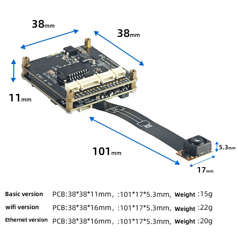 IMX386 Camera Module 12MP 4K 1/2.86" Outdoor Bike Helmet FPC Camera Module Wifi Mini Action Camera(Not Surveillance Camera)