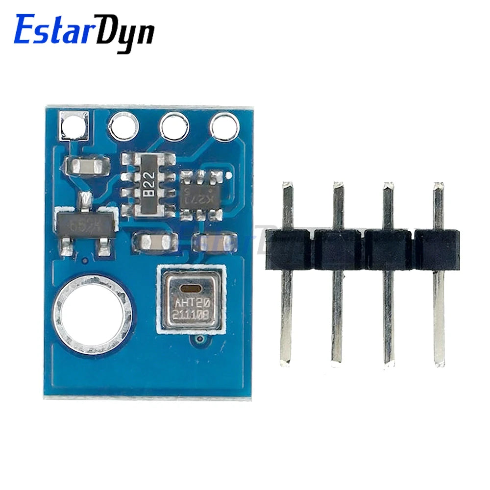 AHT10 AHT20 AHT21 High Precision Digital Temperature Humidity Sensor Measurement Module I2C Communication Replace DHT11 SHT20