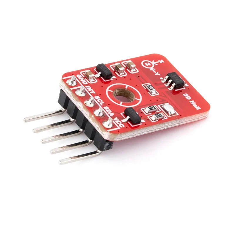 TMAG5273 3D Hall Effect Sensor Module, I2C Interface, Low-Power Linear Magnetometer with 12-bit ADC & CORDIC Angle Calculation