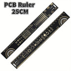 3 Size PCB Ruler Set 15cm/20cm/25cm Multi-functional Measuring Tool for SMD Components Capacitor Chip IC SMD Diode for Arduino