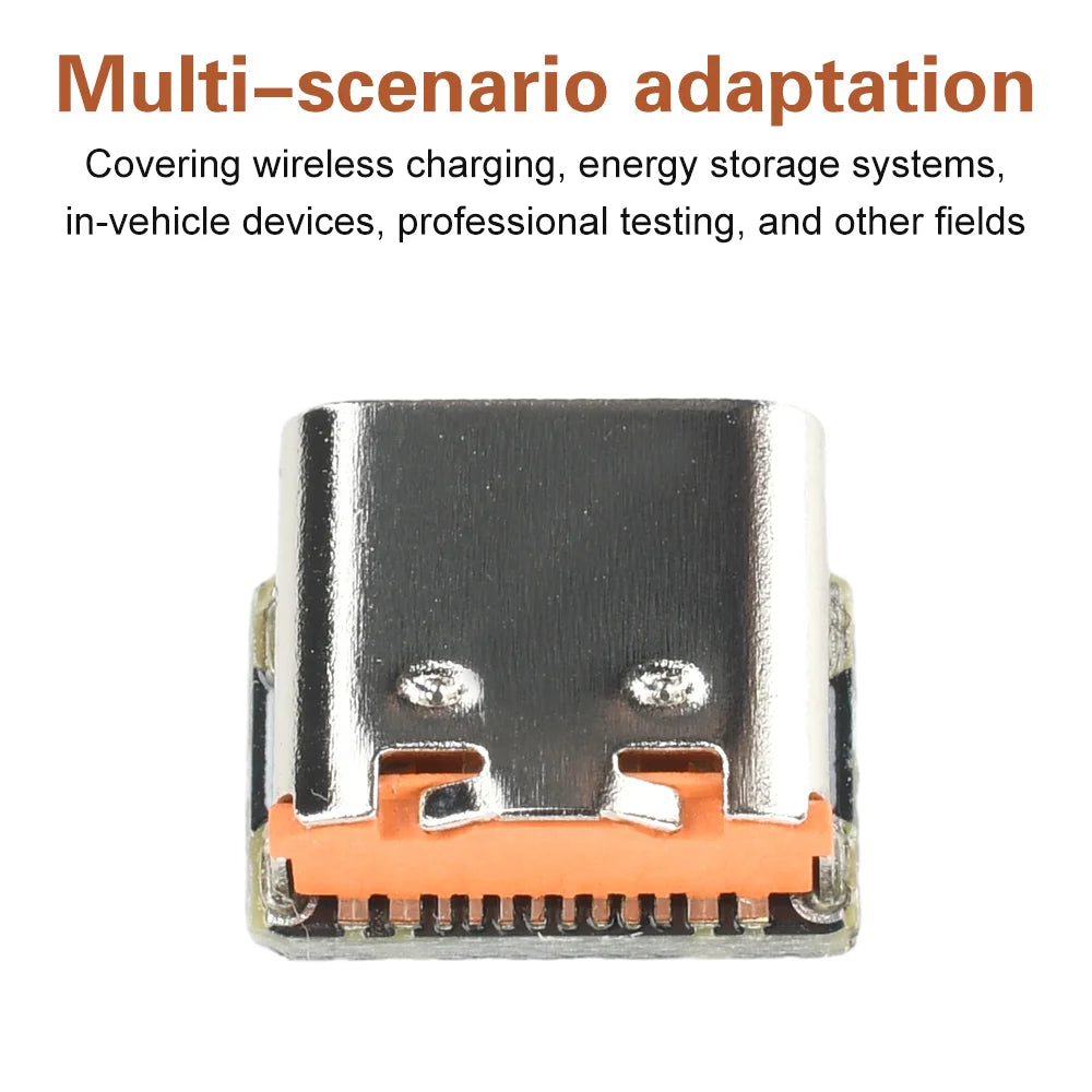 PD3.0 PD3.1 QC2.0 Mini PD to DC Deceiver Fast Charging Module DC 9V/12V/15V/20V Fixed Voltage Output Voltage Trigger Type C