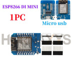 1-10PCS/WeMos D1 Mini TYPE-C/Micro USB ESP8266 ESP-12F CH340G V2 Module WiFi D1 Mini Development Board 3.3V With Pin For Arduino