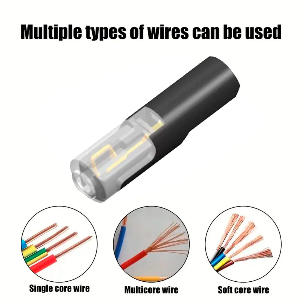 D1/D2/D3 Electric Wire Connector,1/2/3 Pin No Strip Line Cable Interconnection Detachable Automotive Terminal Plug Universal