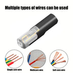 D1/D2/D3 Electric Wire Connector,1/2/3 Pin No Strip Line Cable Interconnection Detachable Automotive Terminal Plug Universal