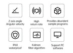 WitMotion HWT101CT High Precision Z-Axis Gyroscope Angle Sensor MEMS Inclinometer axis no drift Module for Robot ROS Drone AGV