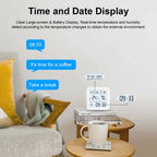 Tuya WIFI Temperature and Humidity Sensor Hygrometer Thermometer with/No LCD Display Indoor Support Alexa Google Assistant