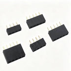 100Pcs 2.54mm PH3.5/5/5.7/7.1/8.5mm Straight 1X40P Single Row Gold-plated Rohs PCB Connector Female Pin Header Socket