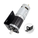 42GP-775 Planetary Gear Reduced DC Motor, 12V/24V, 10mm Output Shaft All-Metal Gears Torque up to 253KG Reversible Brushed Motor